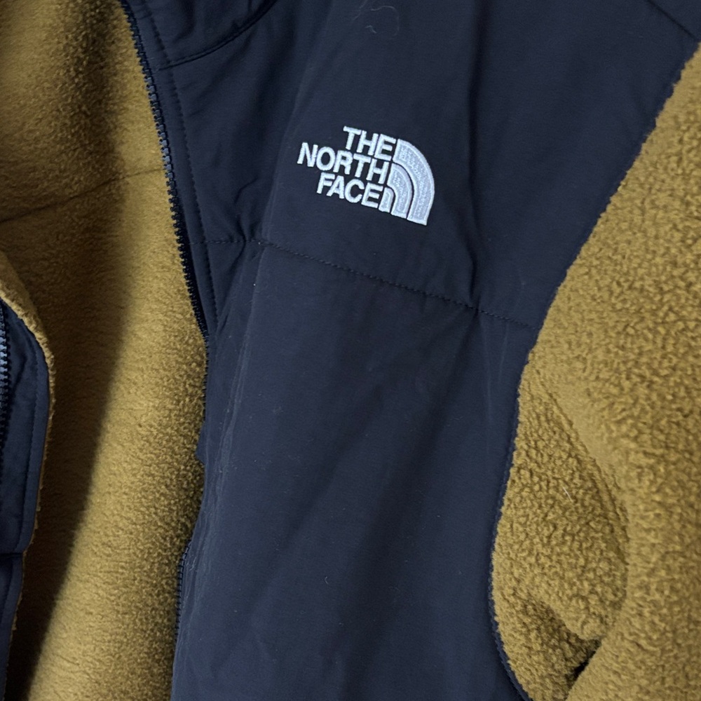 The North Face Mustard and Black Fleece Jacket - Picture 4 of 5